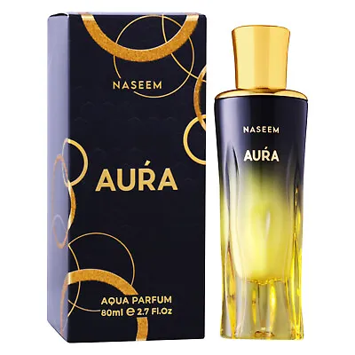 £74.33 • Buy AURA Aqua Perfume Non Alcoholic Floral Citrus Woody Unisex Parfum By Naseem
