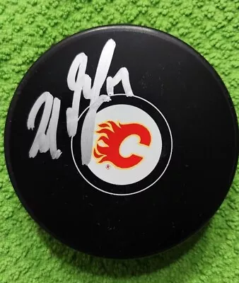 Milan Lucic Signed Autographed Calgary Flames Logo Puck • $20