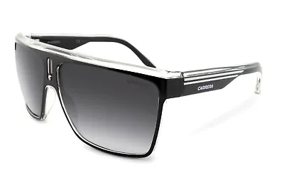 $123 • Buy Carrera 22 Unisex Black & White HD Polarized Sunglasses Sports Racing Retro