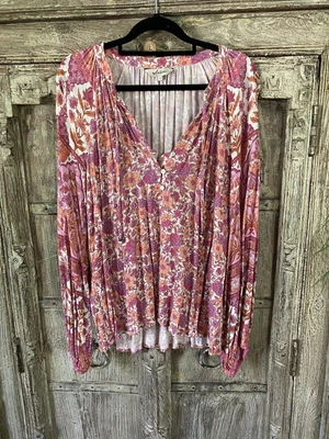 $75 • Buy Arnhem Stella Blouse In Rosehip Size 16