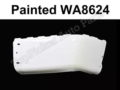 Painted White Rear Bumper Cap/End RH For 2007-2013 Silverado Sierra W/O Hole New • $110.94