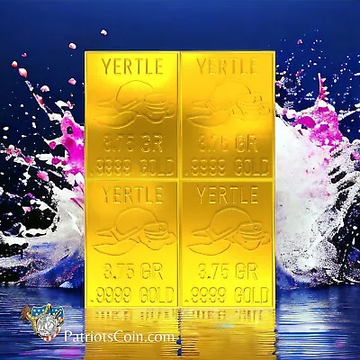 Yertle The Turtle Gold Bar - 1 Gram - Limited Edition Collectible T • $202.04