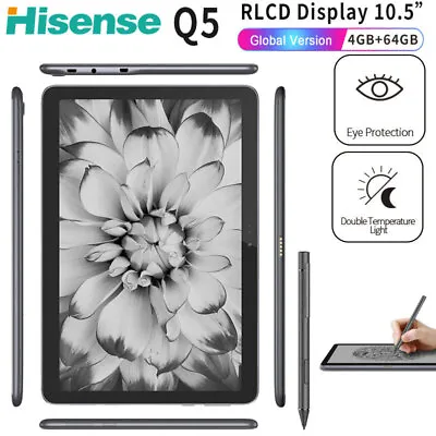 10.5  Hisense Q5 E Ink Screen EBook Reader Tablet PC 4G Mobile Cell Phone WIFI • £369.99