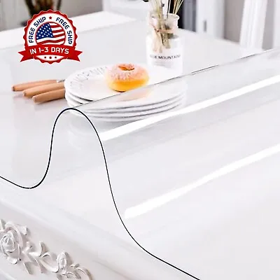 Mantel De Plastico De Multiples Tamanos 36x60  Protector Transparente Plegable • $59.99