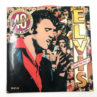 £19.99 • Buy Elvis 40 Greatest Hits Special Pink Pressing Vinyl Record T2940 V2