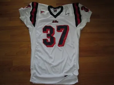 Authentic OLE MISS REBELS Vtg 2000s Y2k Game Worn ? Football Jersey MADE In USA • $199.99