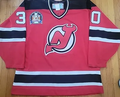 1995 Stanley Cup CCM Martin Brodeur New Jersey Devils Jersey XL All Sewn Hockey  • $215