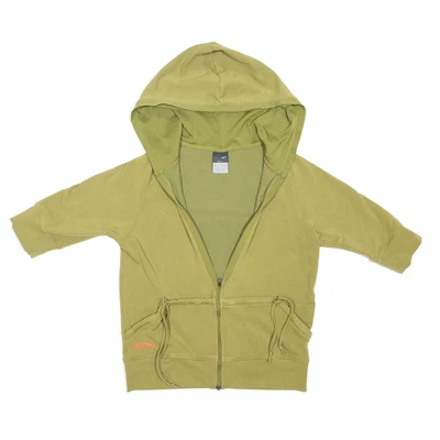 £24.99 • Buy NIKE Studio Dri-Fit Hoodie Green Full Zip V-Neck Womens L