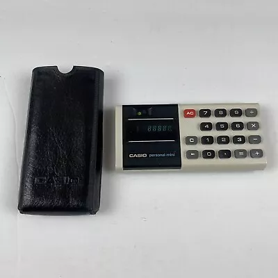 Vintage CASIO Personal-Mini Calculator - Working • $15.77