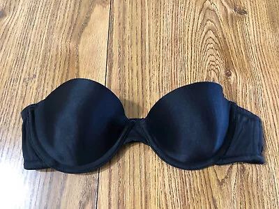 Maidenform Size 34A One Fabulous Fit Strapless Bra Solid Black 7955 • $11.87