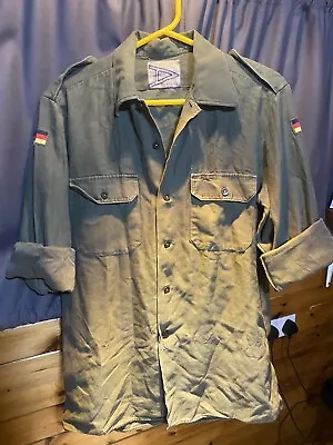 Vintage German Army Moleskin Shirt  • £15