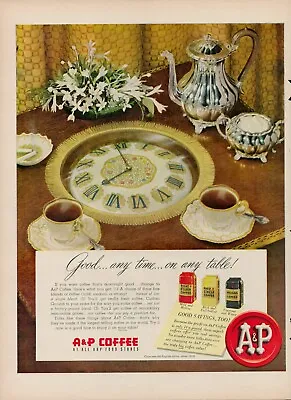 1951 Grocery Store A P Supermarket 50s Vintage Print Ad A&P Supermarket Coffee • $9.93