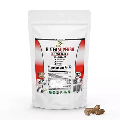 Butea Superba Pills Full Spectrum Red Kwao Krua 1000mg DAILY 100 Capsules • $14.32