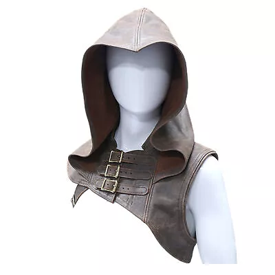Cowl Hood Solid Color Soft Solid Color Sleeveless Cowl Hood Men Women • $32