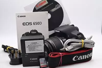 Canon 650D Camera 75 SHOTS ULTRA LOW SHUTTER COUNT 18-55mm IS Lens • £239.95