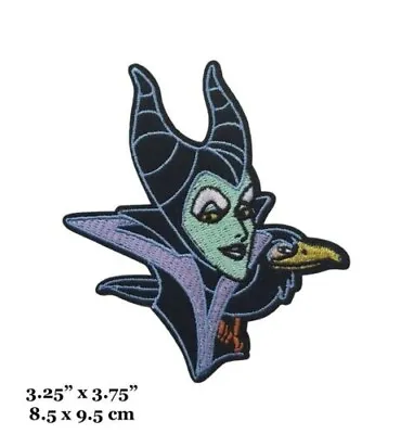 Maleficent Sleeping Beauty Villain Embroidered Iron On Patch • £5.99