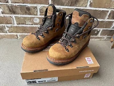 Hanwag Bergler Hiking Mountain Backpacking Boots Men US 9.5 Hazelnut Color • $275