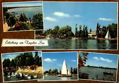 £4.29 • Buy BERLIN Postcard Approx. 70/80s TEGEL Multi-picture Postcard Relaxation On Lake Tegel
