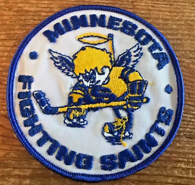 Minnesota Fighting Saints Patch Vintage Hockey Embroidered WHA • $18.74