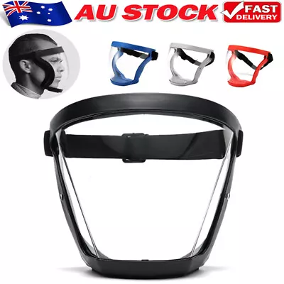 Head Cover Anti-fog Full Face Shield Super Protective Transparent Safety Mask AU • $12.49