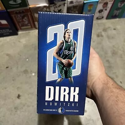 Dirk Nowitzki Bobblehead 20th Season Dallas Mavericks 50 40 90 Season Mavs MVP • $65