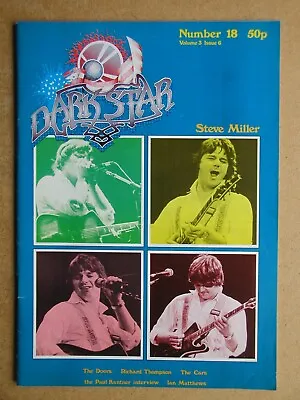 Dark Star Magazine. No. 18. 1978. Steve Miller The Doors Richard Thompson Etc • £6.99