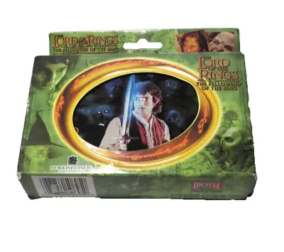 Playing Cards Lord Of The Rings Fellowship Of The Ring Collector Tin NOS • £35.08