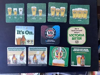 11 Different Victoria Bitter / Brewery Issue  Beer COASTERS B • $3.50