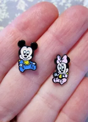 Baby Mickey & Minnie Mouse Earrings~Hypoallergenic • $11.85