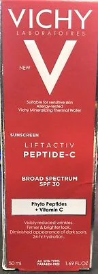 ‎Vichy LiftActiv Sunscreen With Peptide-C - SPF 30 - 1.69 Fl Oz  EXP. 12/24+(m5) • $14.75