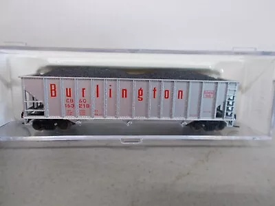 Atlas~#32616-burlington Route-open Hopper #163218- N Scale • $26.98