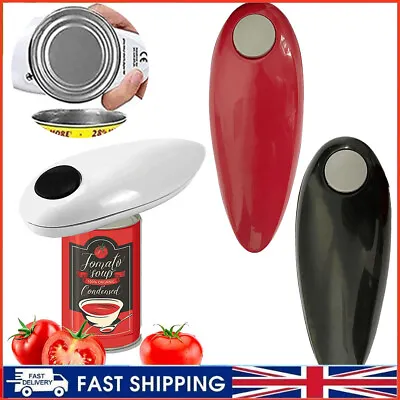 Electric Tin Can Opener Automatic One Touch Battery Operated Cooks For Weak Hand • £8.54