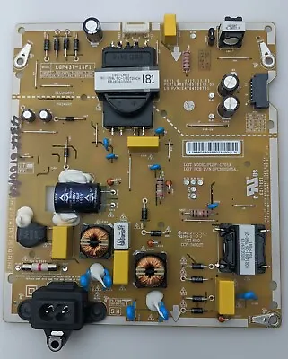 LG Power Supply Board LGP43T-18F1 Original LG PSU EAX67865701 (1.5) EAY64928701 • £24.99