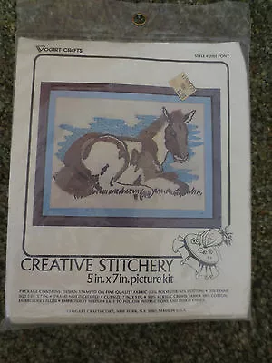 Vintage Vogart PONY Embroidery Sampler SEALED Kit  #2103 • $6