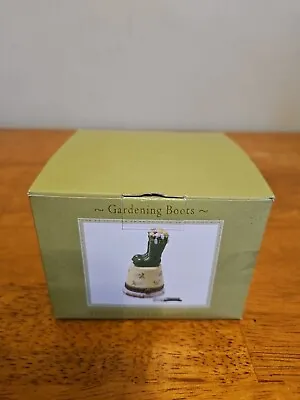 Phb Gardening Boots Trinket Box W/charm Midwest Cannon Falls Gardening Club • $19.95