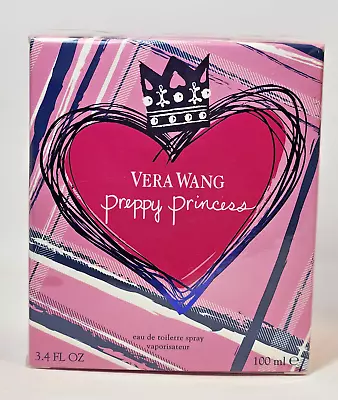 Vera Wang Preppy Princess EDT Spray For Women 100 Ml / 3.4 Oz NIB Sealed F.Shpg • $70