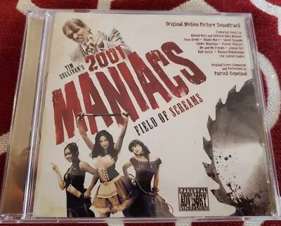 Tim Sullivan's 2001 Maniacs Field Of Screams Soundtrack Patrick Copeland Bsx Cd • $16.99