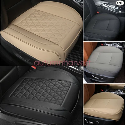 Leather Car Front Seat Cover Cushion Seat Protector Full Surround Universal Pad • $15.29