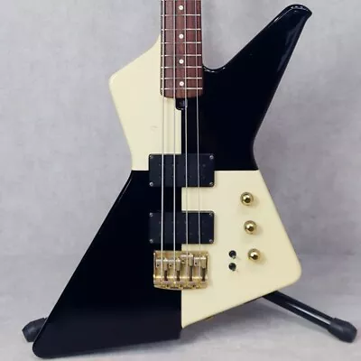 1984 Ibanez Destroyer 2 DT-670 Explorer Bass Black & White CoilTap 4.29kg Used • $1323