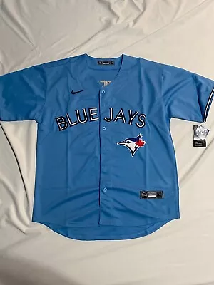 Vladimir Guerrero Jr #27 Toronto Blue Jays Baby Blue Jersey Mens L Stitched New • $50