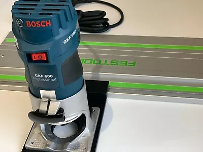 £20 • Buy Bosch GKF-600 Router To Festool Track GUIDE RAIL ADAPTOR