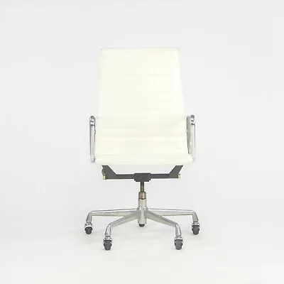 £1209.56 • Buy Vintage Herman Miller Eames Aluminum Group Executive White Leather Desk Chair