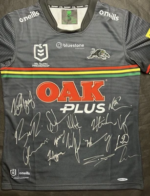 $399 • Buy Penrith Panthers Signed 2023 NRL Home Jersey *** Photo Proof ***