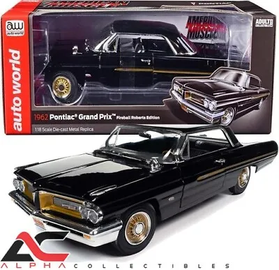 Autoworld Amm1291 1:18 1962 Pontiac Grand Prix (fireball Roberts Edition) Black • $89.99