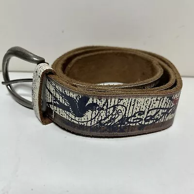 Vintage Ed Hardy Genuine Leather Belt Men’s / Women’s Size Medium Y2K 32-34” • $29