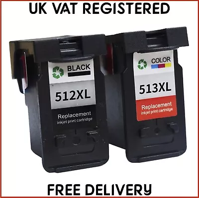 512 & 513 Compatible Ink Cartridges For Canon MX340 MX330 (Lot) (non-oem) • £21