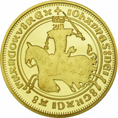$72.60 • Buy [#712350] France, Medal, Reproduction Du Franc à Cheval, Jean II Le Bon, MS(65-7