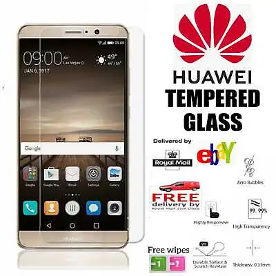 £2.99 • Buy Tempered Glass Screen Protector For Huawei P20 P30 P40 P-Smart 2020-21 Lite Pro