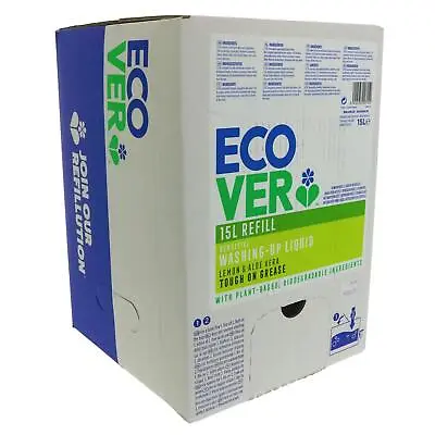 Ecover Washing Up Liquid Lemon & Aloe Vera Refill - 15 Litre • £45.56