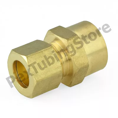 3/8  OD X 1/2  Sweat Connector (Lead-Free) Brass Compression Adapter Fitting • $1.75